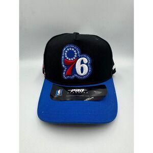 NWT Pro Standard Philadelphia 76ers Adjustable Snapback Baseball Hat Men's Black